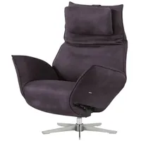 KOINOR Sessel Safira Leder 92 x 113 x 90 cm lila elektrisch