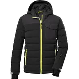 killtec Jungen Skijacke/Steppjacke mit Kapuze und Schneefang KSW 123 BYS SKI QLTD JCKT, schwarz, 164, 39663-000