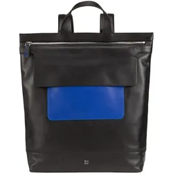 DuDu Rucksack Leder 39 cm Rucksäcke   Schwarz Herren 
