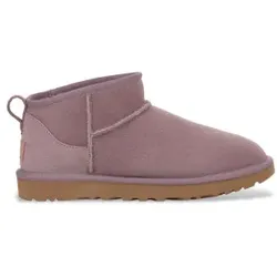 UGG für Damen. 1116109 Klassische Ultra Mini fliederfarbene Lederstiefel (37), Wohnung, Keine, Lässig
