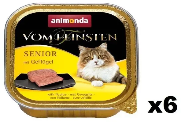 Animonda Cat Vom Feinsten Senior mit Geflügel 6x100g (Rabatt für Stammkunden 3%)