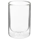 SECRET DE GOURMET Doppelwandiges Tumbler-Glas klar 400ml für Getränke & Gr.: onesize