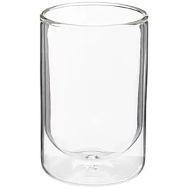 SECRET DE GOURMET Doppelwandiges Tumbler-Glas klar 400ml für Getränke & Gr.: onesize