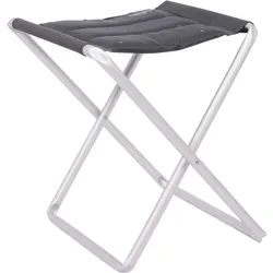 Campinghocker Falthocker AL302 Deluxe Camping Klapphocker Angel Sitz Polster Alu dunkelgrau No Size