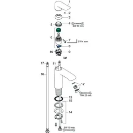 Hansgrohe Metris 110 Einhandmischer chrom 31084000