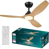 Philips Olas 132 cm Deckenventilator Schwarz