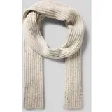 ARMEDANGELS Schal aus Baumwoll-Woll-Mix Modell 'FAARLO TWEED', Hellgrau, 1