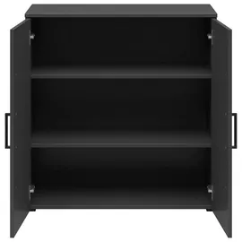 milino Kommode Multi-Stauraum 80 x 83 x 40 cm Anthrazit