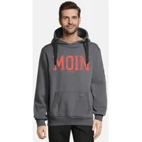 salzhaut Hoodie HEFF - MOIN Hoodie Grau/Rot L