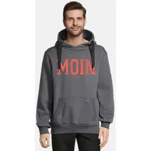 salzhaut Hoodie HEFF - MOIN Hoodie Grau/Rot L
