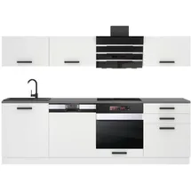 Belini Küchenzeile Linda 240 cm Weiß