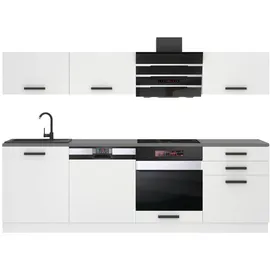 Belini Küchenzeile Linda 240 cm Weiß