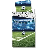 BrandMac Kinderbettwäsche Fußball Mehrfarbig 135 x 200 cm