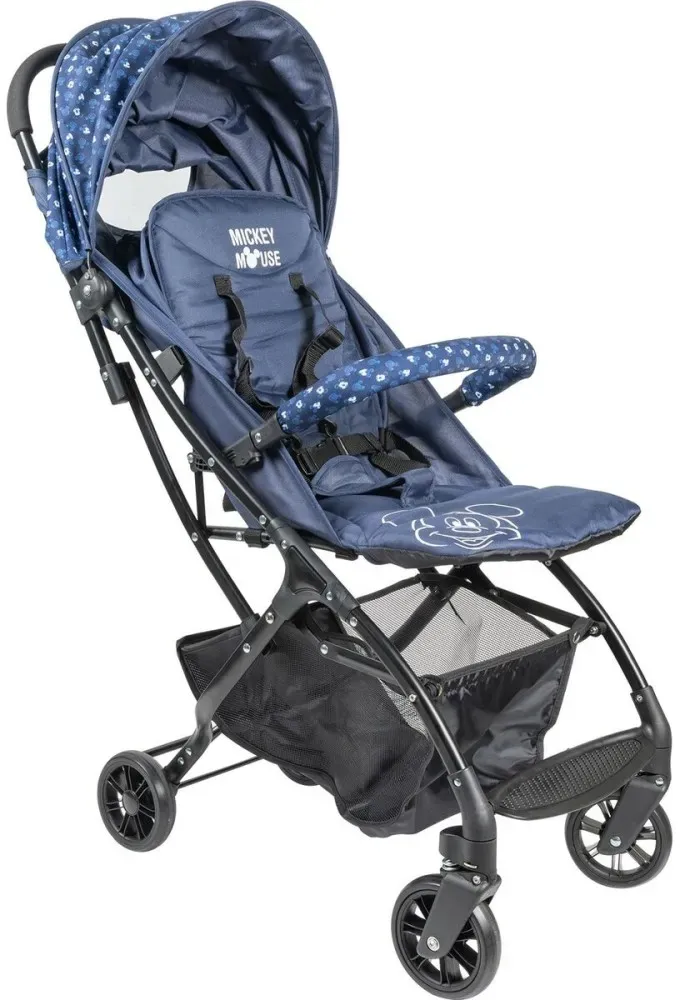 Kinderwagen Mickey Mouse CZ10395 Blau Biegsam