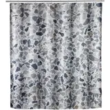 Wenko Duschvorhang Terrazzo 180 x 200 cm Polyester Grau