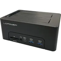LC-POWER LC-DOCK-C-MULTI-HUB USB3.2 Dockingn Station 2,5/3,5 retail (USB-C, 2