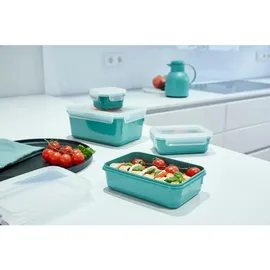 Emsa Clip & Close rechteckig petrol 2,2 l