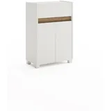 Schildmeyer Unterschrank Cosmo, perlweiß B/H/T: ca. 56,9x84,8x33 cm, - perlweiß