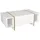 [en.casa] Couchtisch Tavak 104x60x38 cm Weiß/Gold [en.casa]