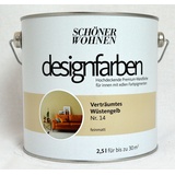 Designfarbe Verträumtes Wüstengelb Nr. 14  2,5 l