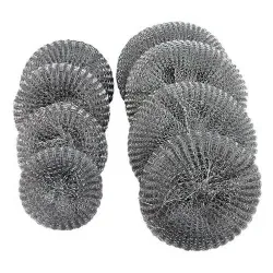 Sito Topfschwamm, umweltfreundlich 682570/40028 , 1 Packung = 10 Metallschwämme, Gewicht: 70 Gramm