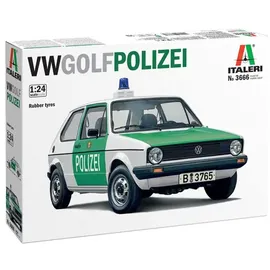 Italeri 3666 - VW Golf Mk.I Polizei rot 1:24