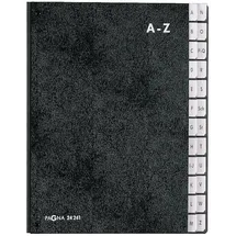Pagna Pultordner Classic 24 Fächer A4 schwarz