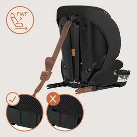 lionelo Billy i-Size Schwarz Grau