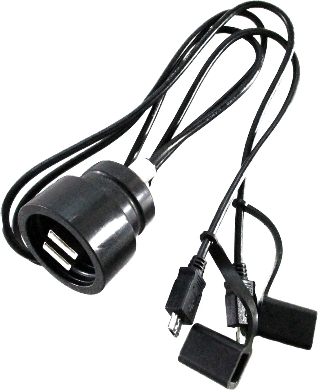 Booster 180-3029 Dual USB, Stecker wasserdicht - Schwarz