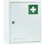 FIRST AID ONLY® Medizinschrank Medizinschrank Weiß mit 2 Fächern weiß