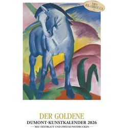 Der Goldene DUMONT-Kunstkalender - Kalender 2026
