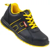 Urgent Arbeitsschuhe 227 S1 Sicherheitsschuhe Schwarz Leder (46) - 46 EU