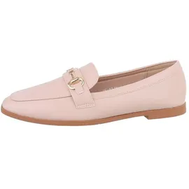 Ital-Design Mokassins Damen Beige 39