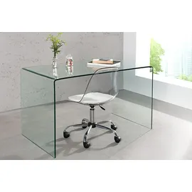 Riess-Ambiente Schreibtisch FANTOME - 120cm transparent Esstisch Ganzglastisch