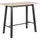 ac-design Bartisch Chara 117 x 105 x 58 cm Wildeiche / Braun