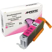 Ampertec Kompatible Tinte ersetzt Canon 6445B001 CLI-551XLM magenta