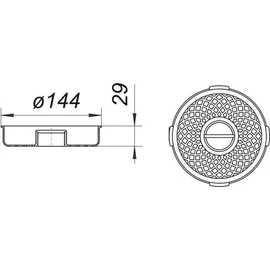 Dallmer Schmutzfang, d: 144 mm, 591050 591050
