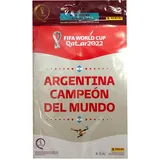 Panini FIFA Fußball-WeltmeisterschaftQatar 2022 Offizielle Stickerserie – Winner Complete Set – Maxi Poster + 30 Sticker