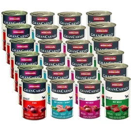 Animonda GranCarno Nassfutter mit Herz für adulte Hunde getreidefrei 24 x 400 g
