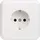 Elso Schuko-Steckdose 205024 Weiß 1 St.