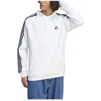 Adidas Essentials Fleece 3 Stripes Kapuzenpullover - White S