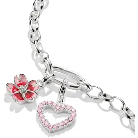 Thomas Sabo Charm Pink Heart Silber 794043C00