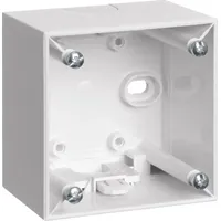 Berker Aufbau-Gehäuse hoch AP, Integro Flow/Pure, polarweiß glänzend