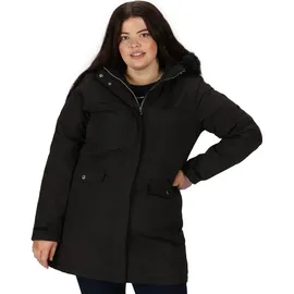 Regatta Serleena II Parka für Damen Wasserdicht mit Kapuze , Farbe:Schwarz, Größe:38 - Schwarz 38