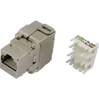 TRU Components 93013c1179 Modularbuchse, werkzeuglos 1425903 Buchse, gerade Metall