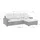 Home Affaire Ecksofa "Föhr L-Form", grau (hellgrau), B:247cm H:75cm T:155cm, 100% Polyester Luxus-Microfaser/Struktur;100% Polyester PRIMABELLE/Webstoff;100% Polyester Melrose/Struktur grob, Sofas, Ecksofa, wahlweise mit Bettfunktion