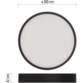 EMOS NEXXO schwarz - 30 cm, 3 einstellbare Lichtfarben, inkl. LED-Treiber,