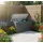 prestige home living outdoor Metall-Aufbewahrungsbox Gartentruhe 600L 165 x 70 x 63 cm Grau