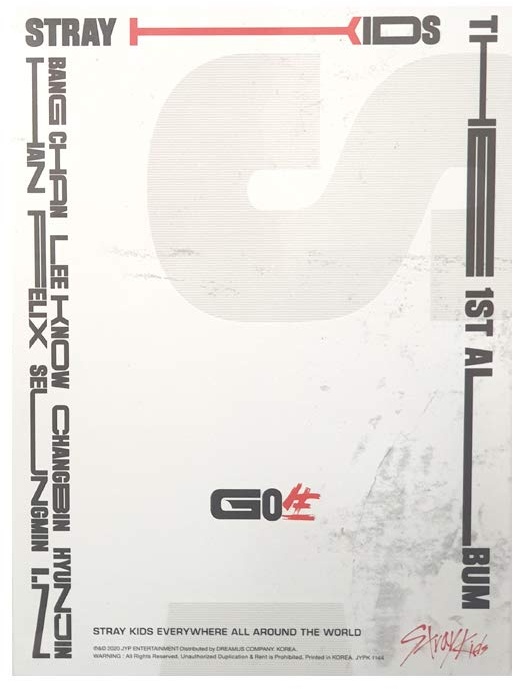 JYP Ent Stray Kids GO LIVE [Standard Version] 1st Album (A Type) CD+Photobook+Photocards+4 Cuts Film+Secret Card+Unit Lyric Leaflet+(Extra 4 Photocards+1 Double-Sided Photocard+Pocket Mirror)