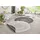 HANSE HOME Porto Wendeteppich Ø 240 cm Schwarz/Weiß